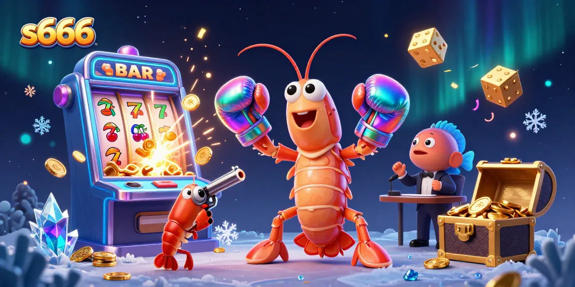 S666: Experience thrilling casino action with vibrant characters and jackpot excitement!